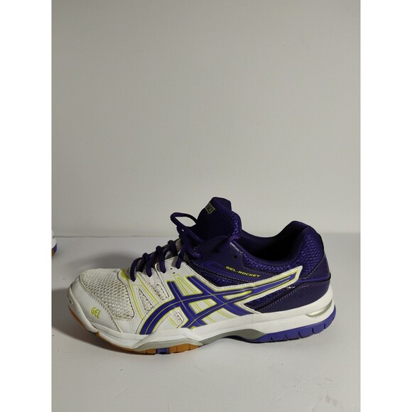 Asics Gel Rocket Men\'s Size 11 White Purple Athletic Shoes main image 7